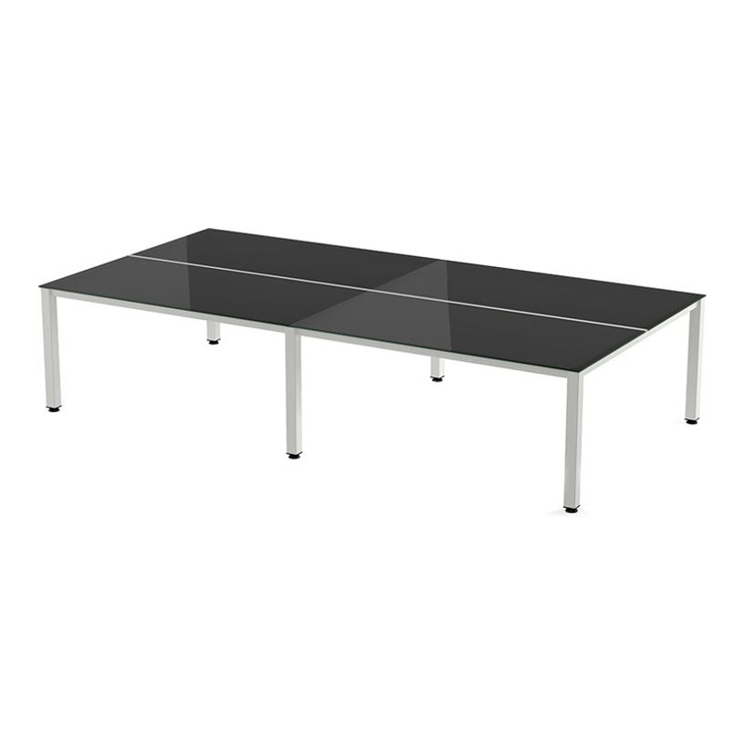 8427951223166-Rocada Executive - Table - rectangulaire - noir - blanc, RAL 9003 base-P_405224705_1-0