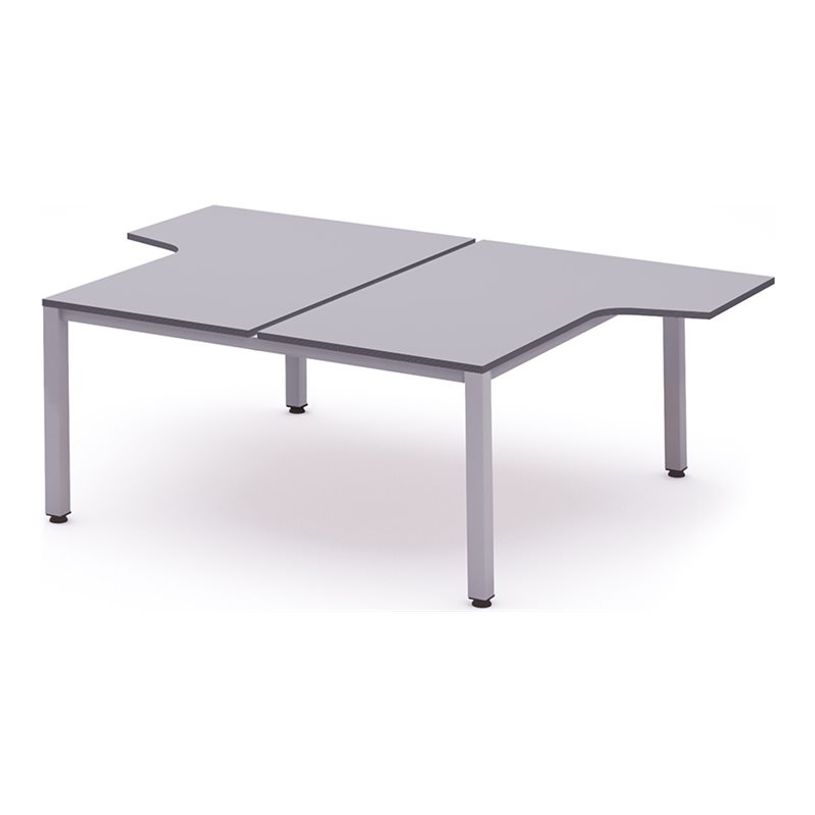 8427951992383-Rocada Executive - Table - en forme de L - gris - gris, RAL 9006 base-P_405224830_1-0