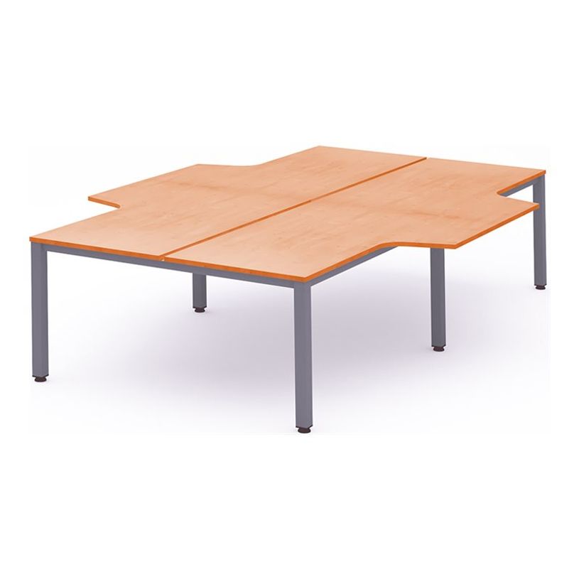 8427951992451-Rocada Executive - Table - en forme de L - hêtre - gris, RAL 9006 base-P_405224853_1-0