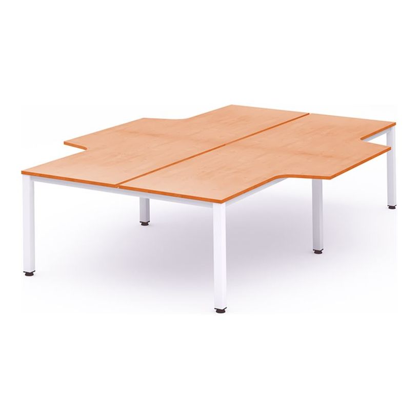 8427951930187-Rocada Executive - Table - en forme de L - hêtre - blanc, RAL 9003 base-P_405224869_1-0