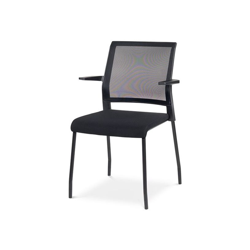 8427951072733-rocada Ergoline - Chaise - visiteur - accoudoirs - métal - noir, noir époxy-P_405224944_1-0