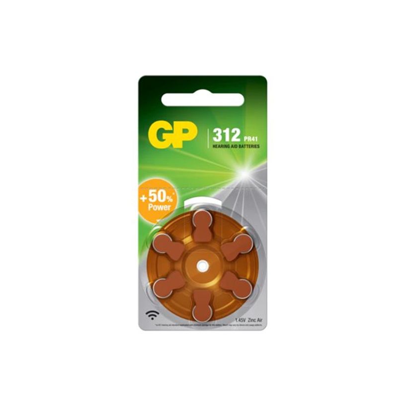 5000252102519-GP ZA312 - Batterie - appareil auditif 6 x PR41 / 312 - Zinc Air-P_405225409_1-1