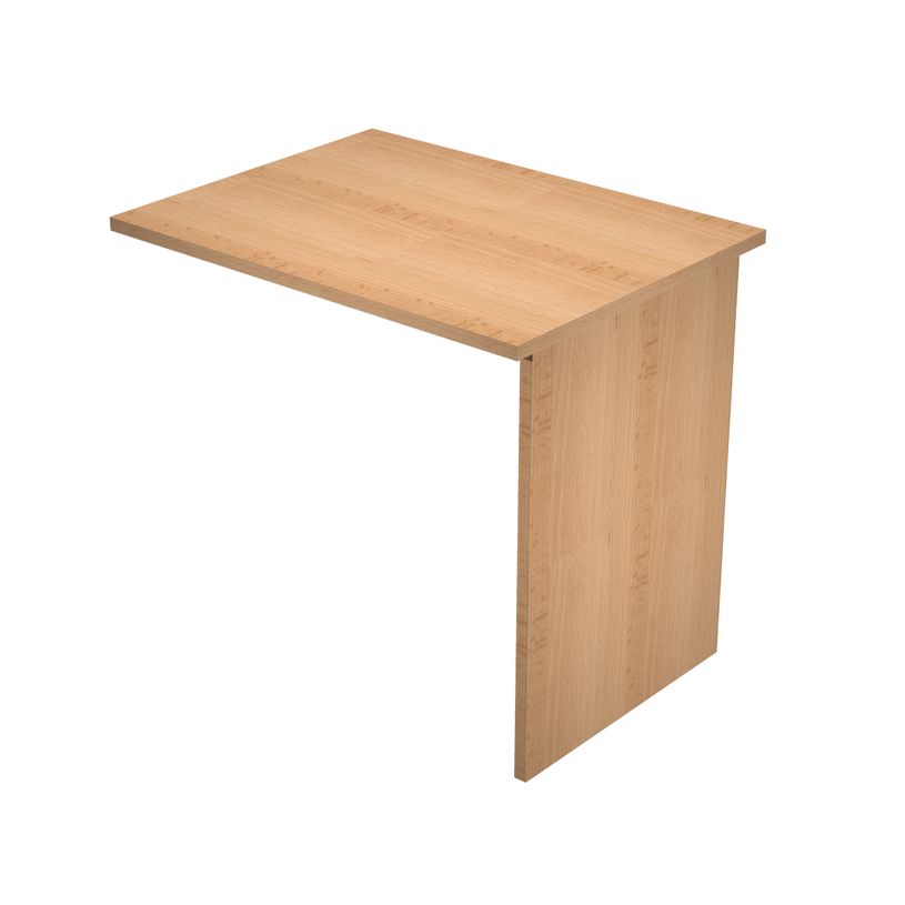 0404052258189-Retour direct pour Bureau Trend pieds panneau - L80 - plateau imitation hêtre-P_405225818_1-0