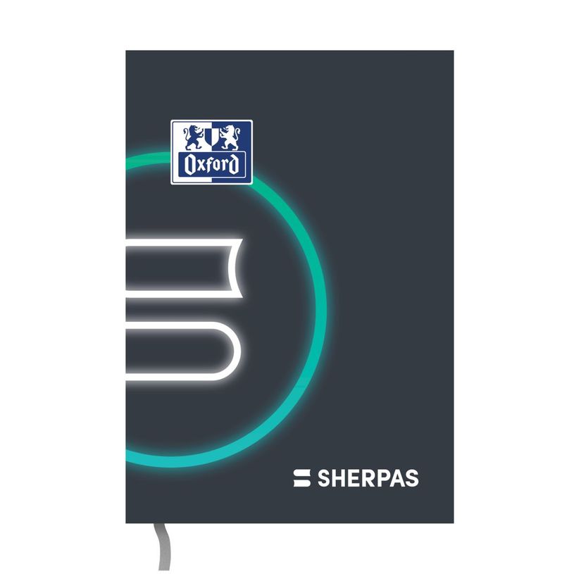3147280282539-Agenda Oxford Sherpas 15 x 20 cm -  1 jour par page - Noir - Hamelin -P_405225937_2-0