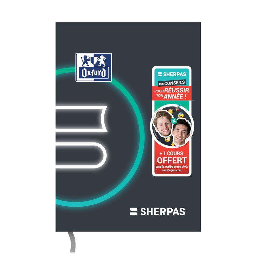 3147280282539-Agenda Oxford Sherpas 15 x 20 cm -  1 jour par page - Noir - Hamelin -P_405225937_3-1