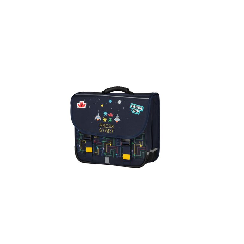 3661507063072-Cartable 38 CM KIP PRESS START-2 compartiments- marine- Kid'Abord-P_405226095_2-1