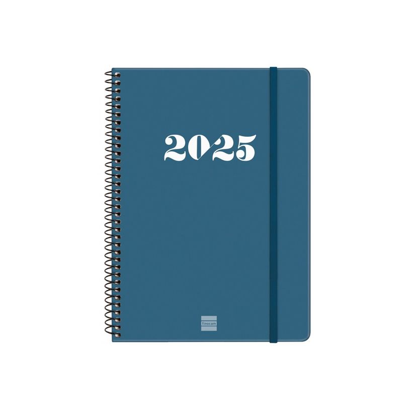 8422952387510-Finocam - Agenda - 2025 - semainier - reliure à spirale - E10 - 155 x 212 mm - bleu - car-P_405226835_5-0
