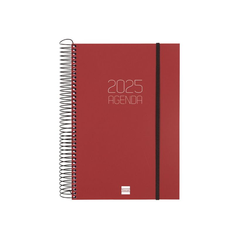 8422952386100-Finocam Opaque - Agenda - 2025 - 1 jour par page - reliure à spirale - E11 - 165 x 242 mm - -P_405227360_6-0