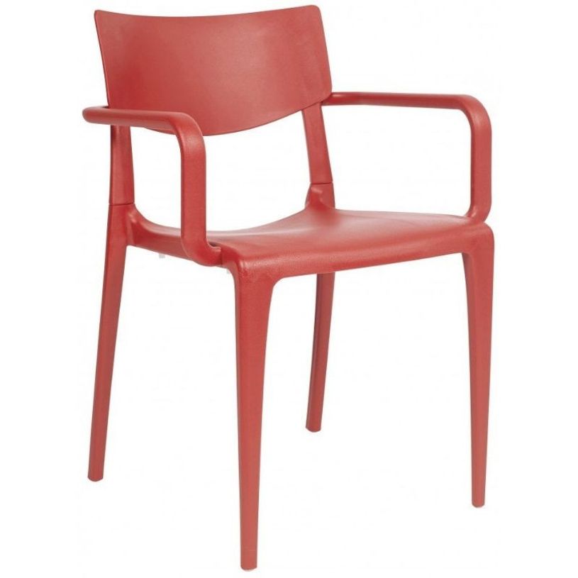 8414376784273-Fauteuil empilable TOWN - Ezpeleta professionnel - Brique-P_405227963_1-0