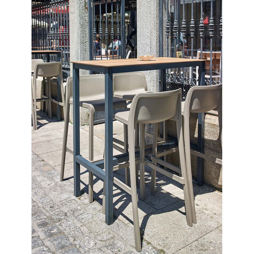 3701394607734-Table haute 104 x 55 cm URBAN - ezpeleta professionnel - Anthracite-P_405227996_3-2
