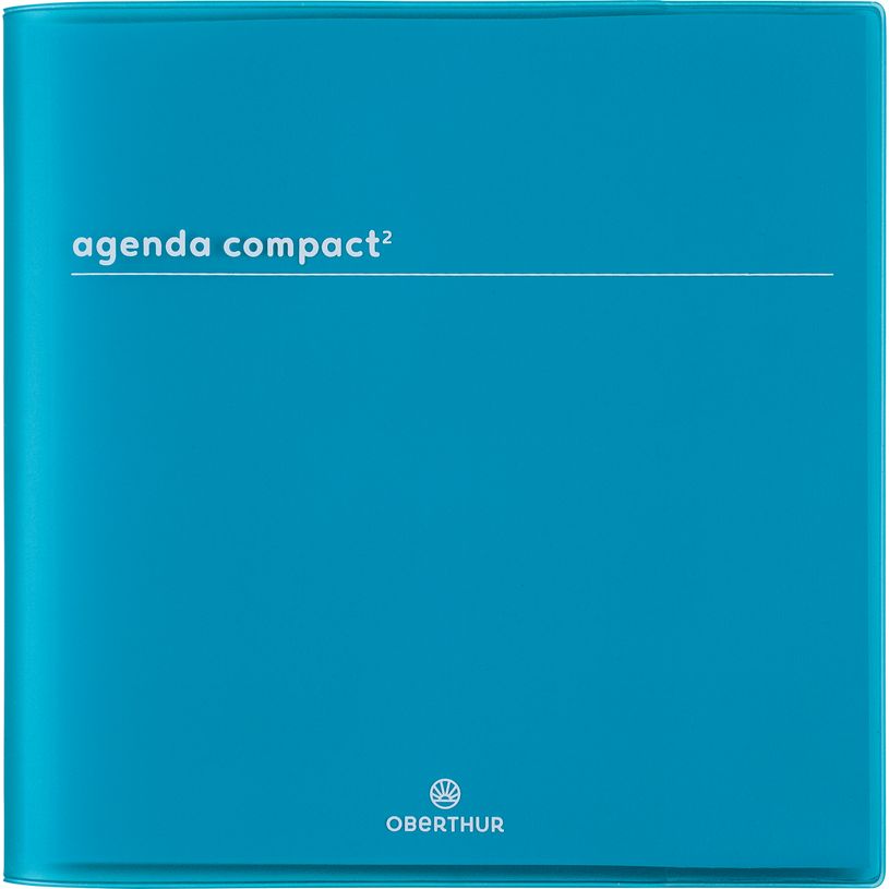3664447199276-Agenda Boréal - 1 semaine sur 2 pages - 16,5 x 16,5 cm - vert - Oberthur-P_405228458_1-0