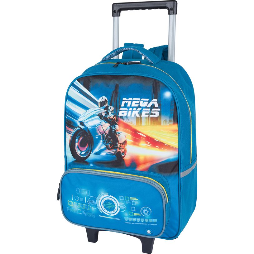 3664447198651-Sac à dos à roulettes Megacars ou Megabikes - 1 compartiment - Oberthur-P_405228620_2-1