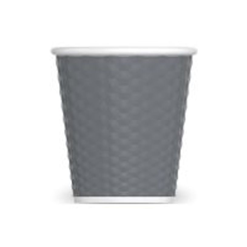 3614300011108-Les Artistes Timeless - Tasse en porcelaine nid d'abeille - 80 ml - gris-P_405230172_1-0