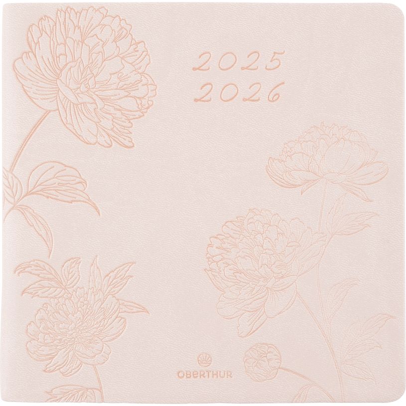 3664447197548-Agenda Summerside - 1 semaine sur 2 pages - 16,5 x 16,5 cm - nude - Oberthur-P_405230438_1-0
