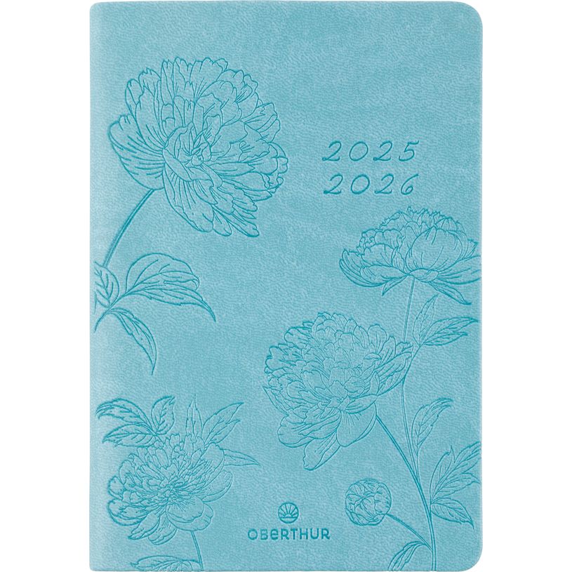 3664447197593-Agenda Summerside - 1 semaine sur 2 pages - 10 x 15 cm - vert turquoise - Oberthur-P_405230443_1-0