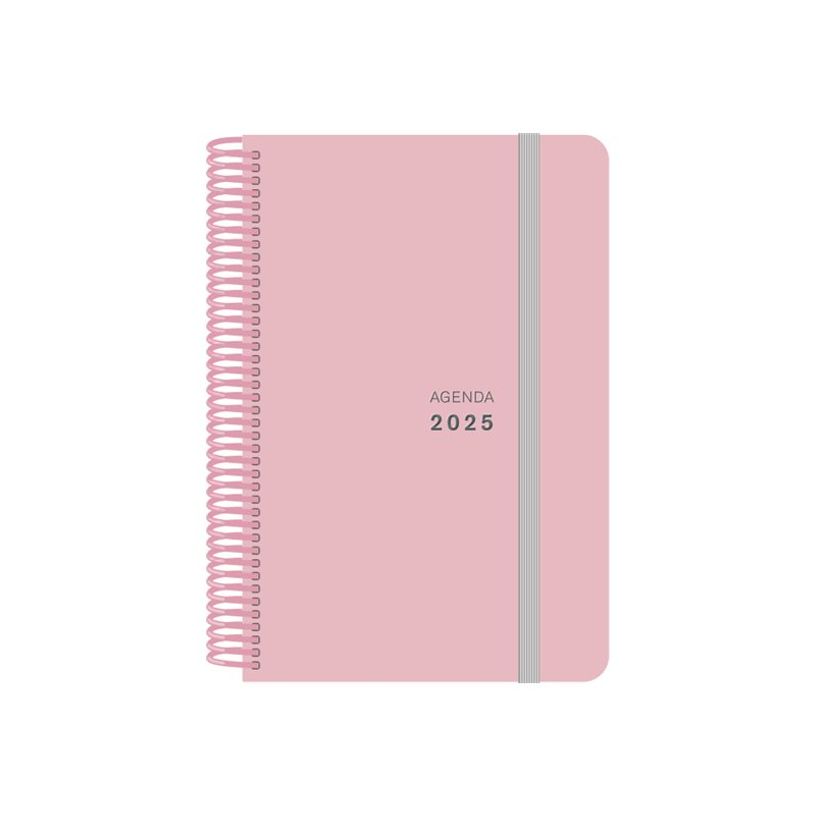 8412885237860-Senfort Pastel - Agenda - 2025 - 1 jour par page - reliure à anneaux métalliques - 135 x 210 m-P_405231668_1-0