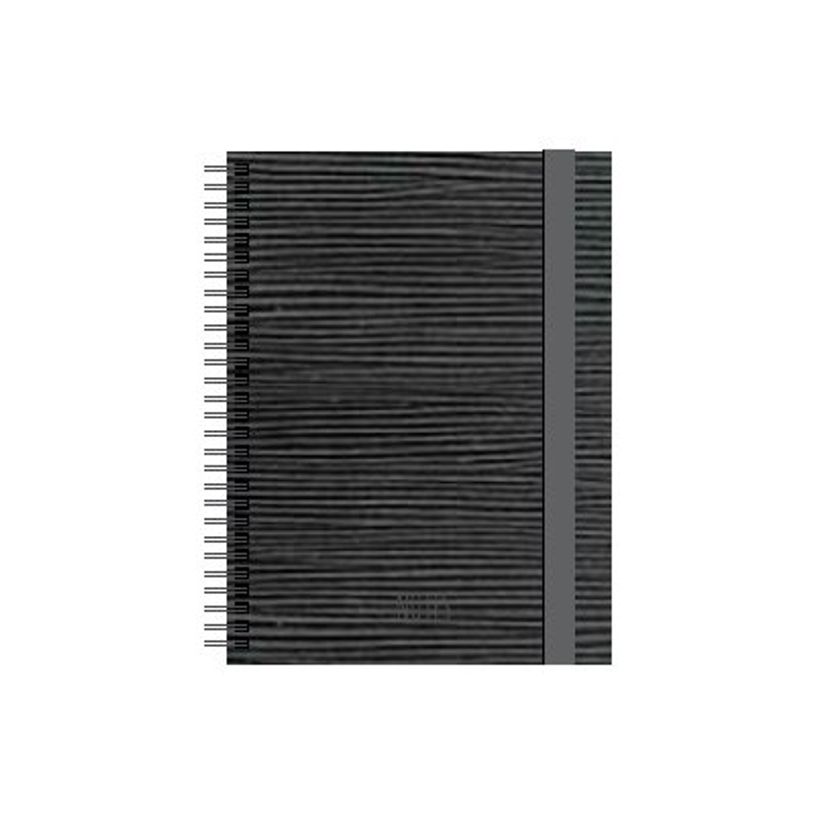 8412885242932-Senfort Flow - Cahier de notes - reliure à anneaux métalliques - 200 x 260 mm - 120 feuilles / 240 pages - doubl