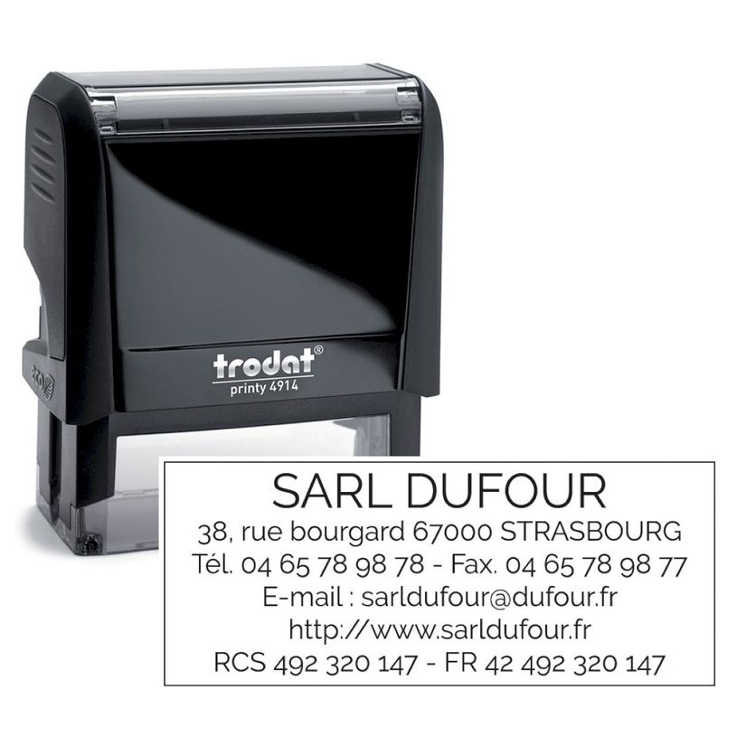0092399475866-Tampon personnalisé avec 6 lignes de texte - zone d'impression 64 x 26 mm - Trodat Printy-P_405233096_3-0