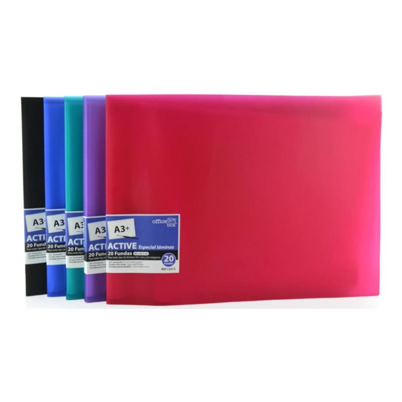 8435258912355-Office Box Supra - Porte vues - 20 compartiments - 40 vues - pour A3 Plus (327 x 460 mm) --P_405233229_1-0