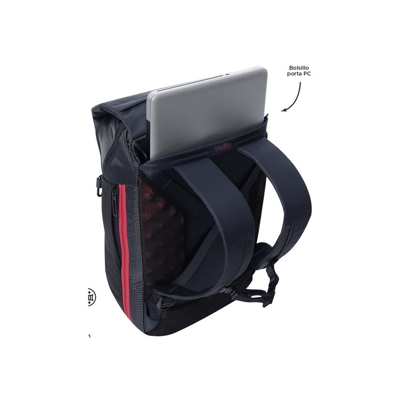 7704758933896-Totto - Sac à dos pour ordinateur portable - 22,27 L - 16" - salut-P_405233718_2-4
