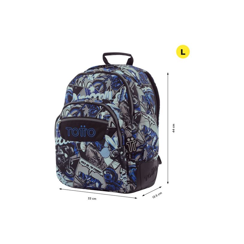 7704758951685-Totto Ecole Rayol - Sac à dos - grand - 100 % polyester - Motto-P_405233744_3-5