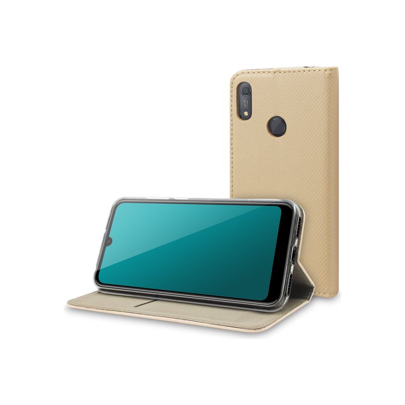 5900495937162-JAYM - Étui à rabat pour téléphone portable - faux cuir polyuréthane - or-P_405235406_2-0