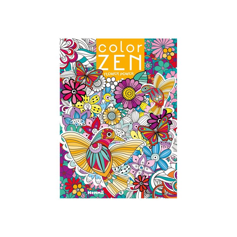 9782508057137-Flower Power - Color Zen - livre à colorier-P_405235474_1-0