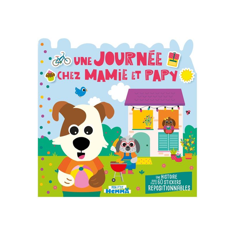 9782508058417-Une journée chez Mamie et Papy - Mon P'tit Hemma - livre de coloriage / d'activités - avec 60-P_405235492_1-0