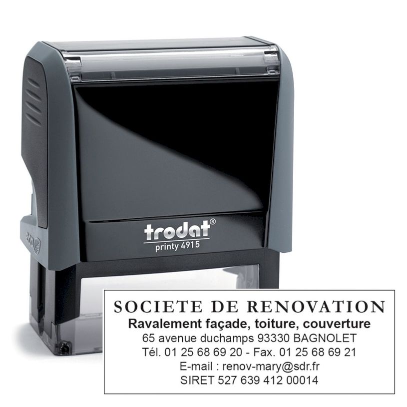 0092399531838-Tampon personnalisé avec 7 lignes - zone d'impression 70 x 25 mm - Trodat Printy 4915 gri-P_405236489_3-0