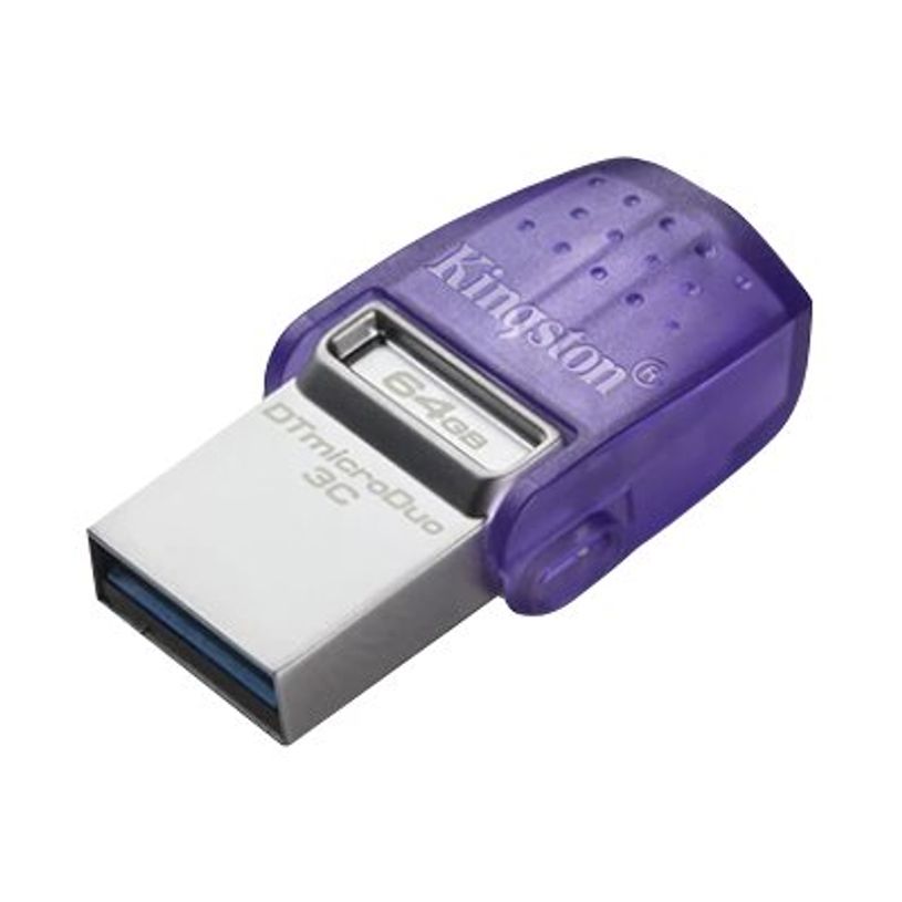 740617328219-Kingston DataTraveler microDuo 3C - Clé USB 64 Go - USB 3.2 Gen 1 / USB-C-P_405239844_2-1