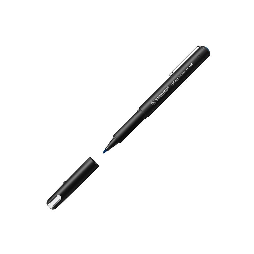 4006381614191-STABILO dr!ver - Feutre - bleu - encre à l'eau - 0.8 mm - moyen-P_405240027_2-1