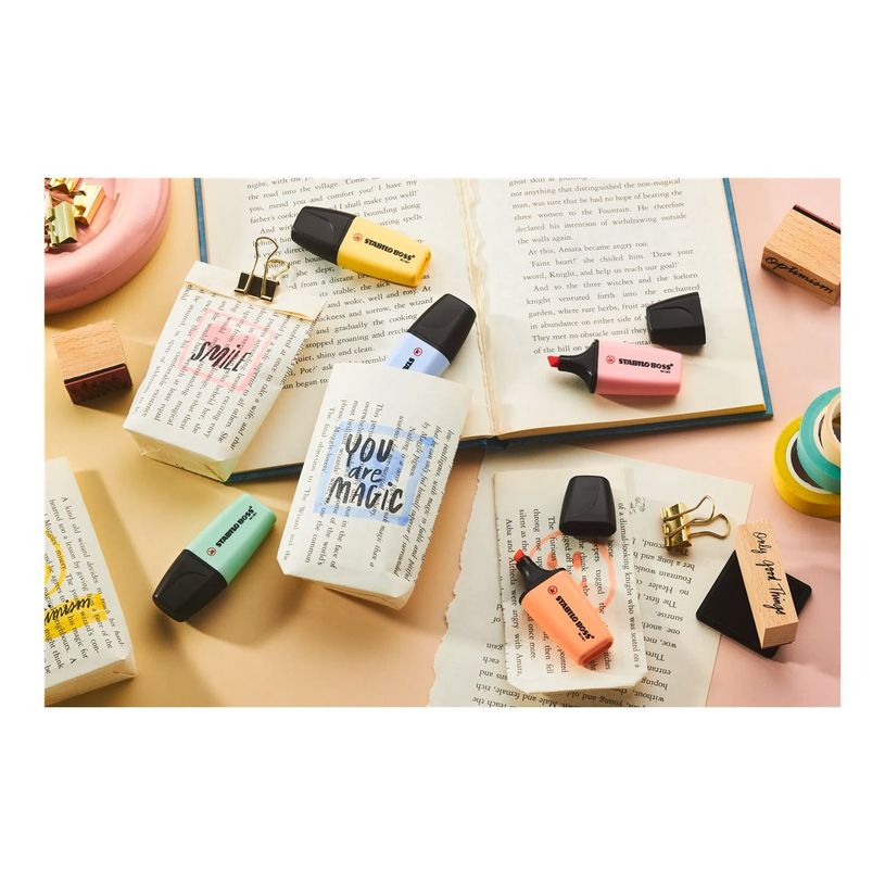 4006381616904-STABILO BOSS MINI Pastel - Surligneur - brosse rose, brume lilas, goût léger de menthe --P_405240031_5-2