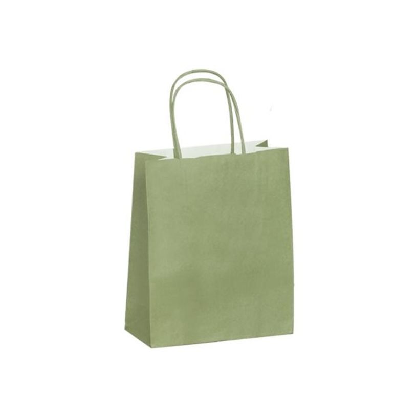 3700481684061-50 Sacs cadeau kraft - poignées torsadées - 35 cm x 14 cm x 41 cm - vert amande-P_405240041_1-0