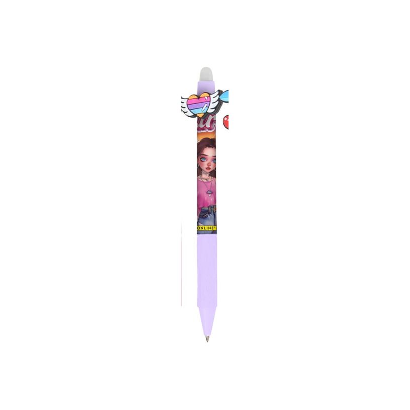 4014421354990-ONLINE magiXX Fun Fashion Stars - Roller - little miss wings - non permanent - bleu - encre gel - 0.7 mm - moy-P_405242384_2-0