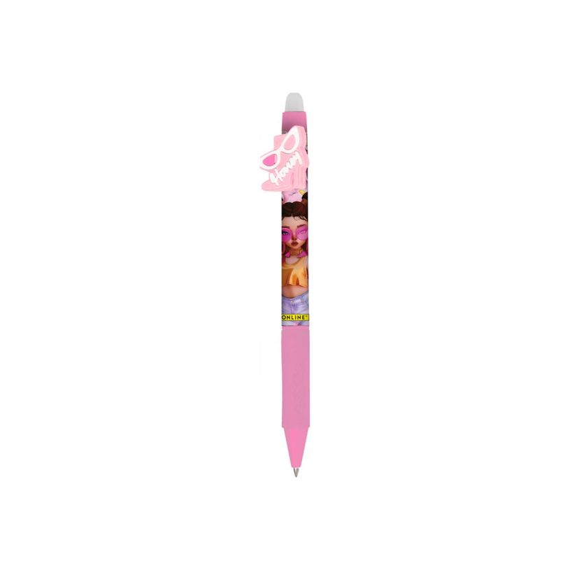 4014421355027-ONLINE magiXX Fun Fashion Stars - Roller - little miss honey - non permanent - bleu - encre gel - 0.7 mm - moy-P_405242387_2-0