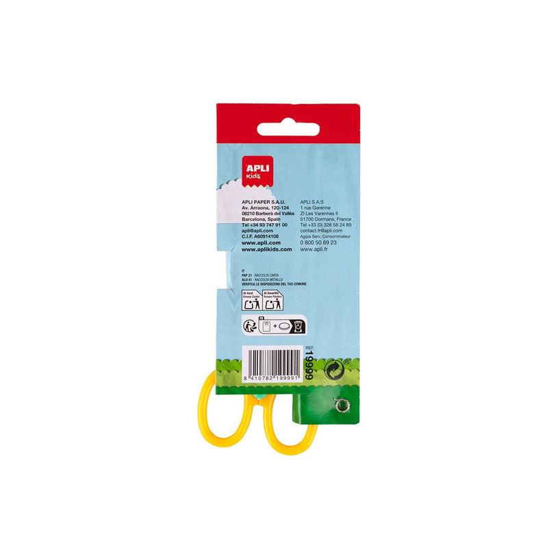 8410782199991-APLI kids - Ciseaux - papier - 135 mm - 4 ans et plus-P_405243325_3-2