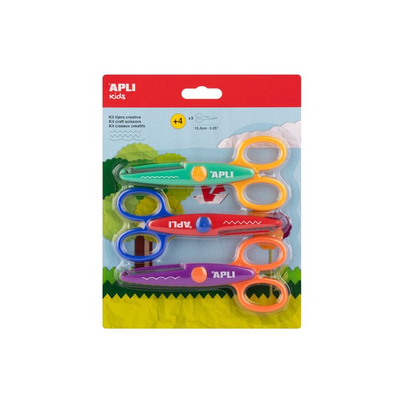 8410782200017-APLI kids - Ciseaux - papier - 135 mm - 4 ans et plus (pack de 3)-P_405243335_5-1