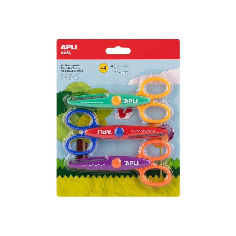 8410782200017-APLI kids - Ciseaux - papier - 135 mm - 4 ans et plus (pack de 3)-P_405243335_6-2