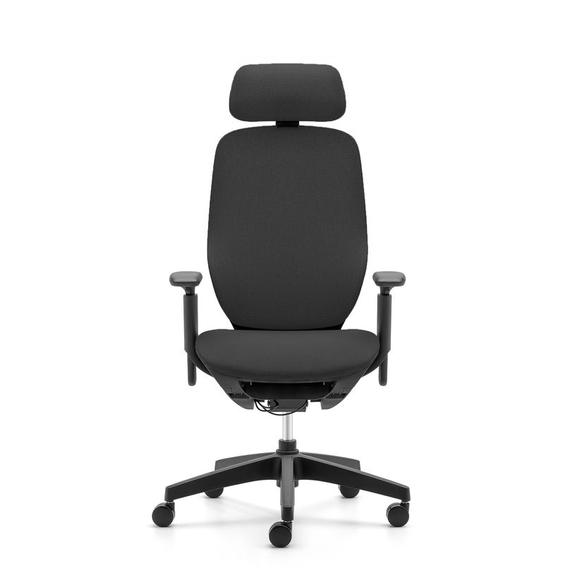 3760388581283-Fauteuil de bureau ELLE - accoudoirs - appuie-tête - noir-P_405243488_2-1