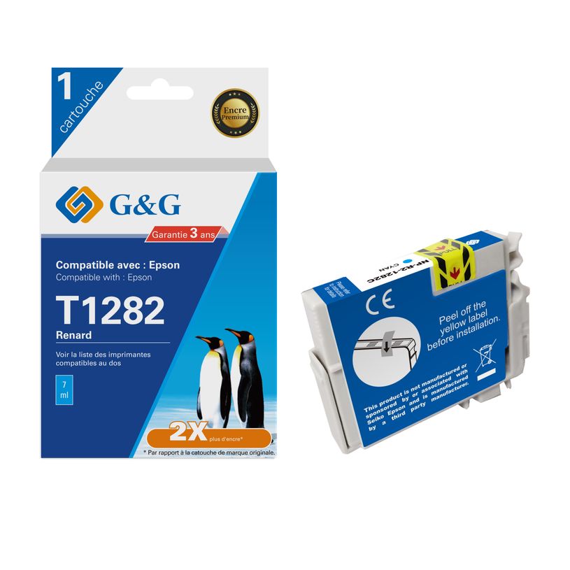 6937173406428-Cartouche compatible Epson T1283 Renard - cyan - G&G-P_405243596_1-0