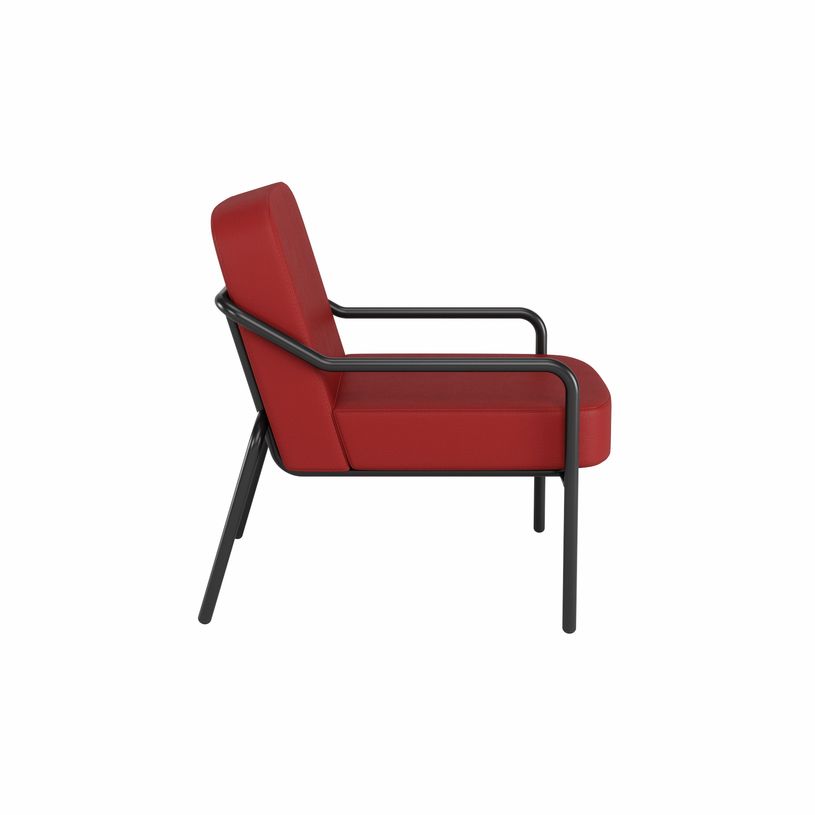 3660141964356-Fauteuil MEDSO "M" - PVC -  rouge-P_405243656_3-2