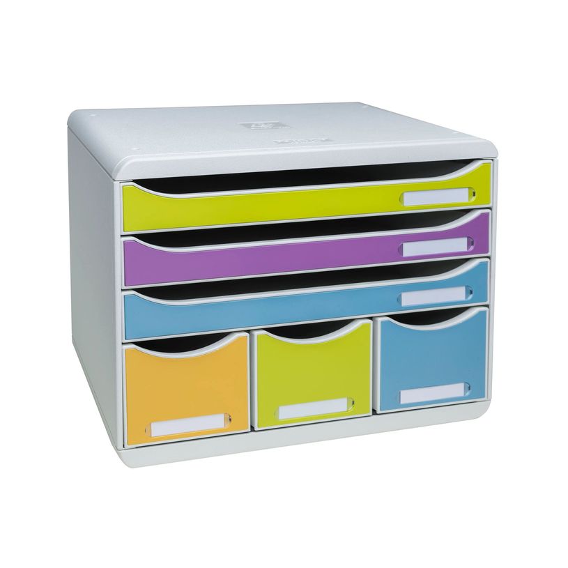 9002493306905-Exacompta Pop'N Co - Bloc de classement à tiroirs - 6 tiroirs - pour A4 Plus - disponible-P_405245196_4-3