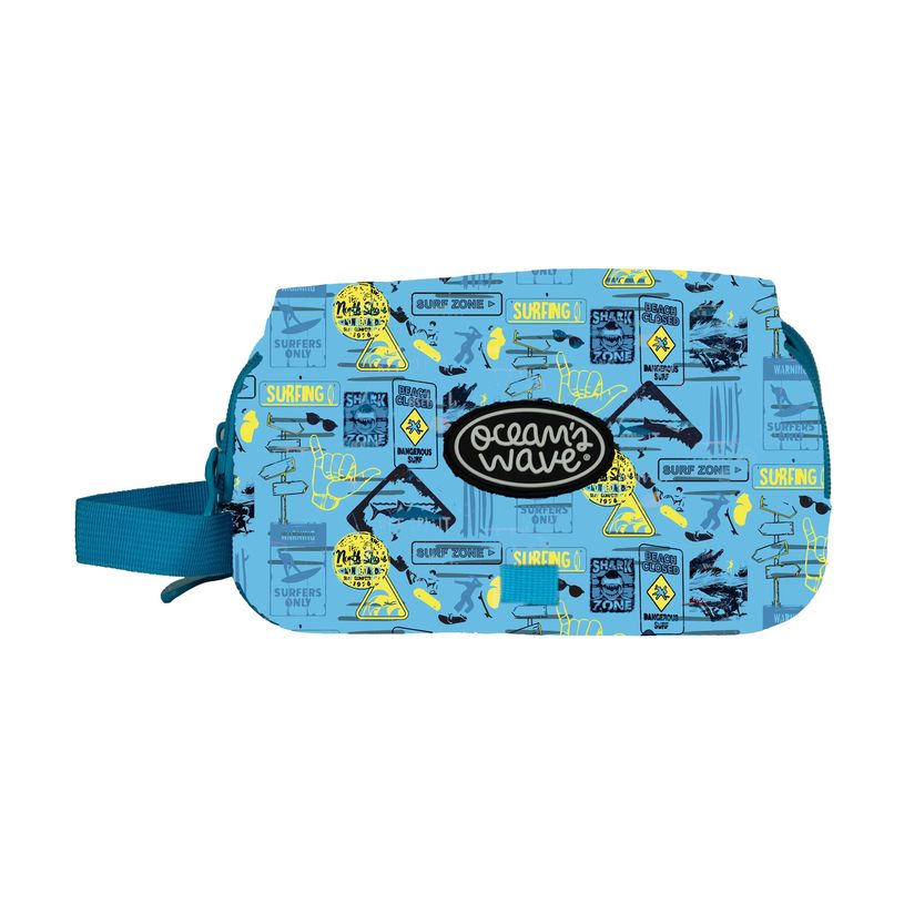 8435603317828-Ocean's Wave - Trousse - 3-zipper, with flap - fermeture éclair en métal - Surf JR-P_405245661_1-0