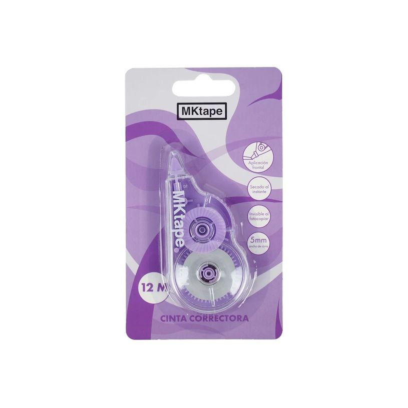 8435603319112-MKtape - Ruban correcteur - 5 mm x 12 m - permanent - lila pastel-P_405245681_1-1