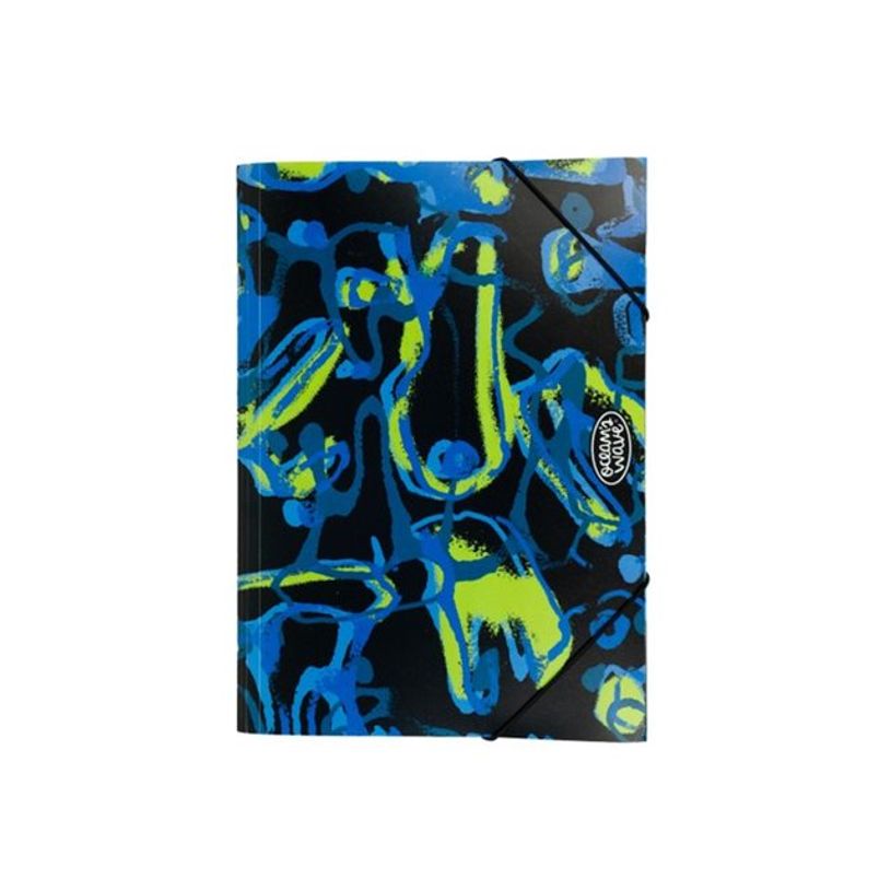 8435603311413-Ocean's Wave - Classeur à attaches - capacité : 12 feuilles - blue liquid-P_405245706_1-0