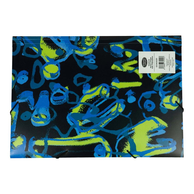 8435603311413-Ocean's Wave - Classeur à attaches - capacité : 12 feuilles - blue liquid-P_405245706_6-1
