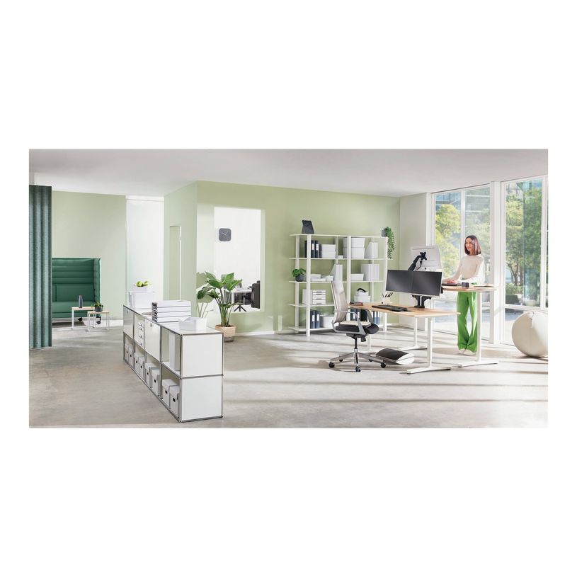 4002432134786-Leitz Ergo Active - Chaise à billes - housse en tissu - gris-P_405245727_9-13