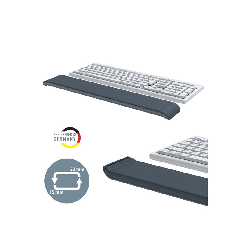 4002432134861-Leitz Ergo - Repose-poignet pour clavier - adjustable - gris foncé-P_405245733_4-0