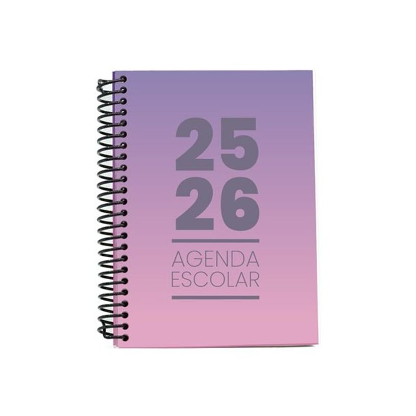 8435603317019-Mimbek - Agenda - 2025-2026 - 1 jour par page - reliure à spirale - A5 (148 x 210 mm) - v-P_405246814_2-0