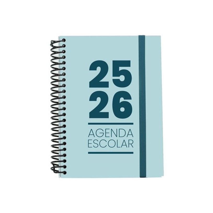 8435603316739-Mimbek - Agenda - 2025-2026 - 1 jour par page - reliure à spirale - A5 (148 x 210 mm) - b-P_405246836_2-0